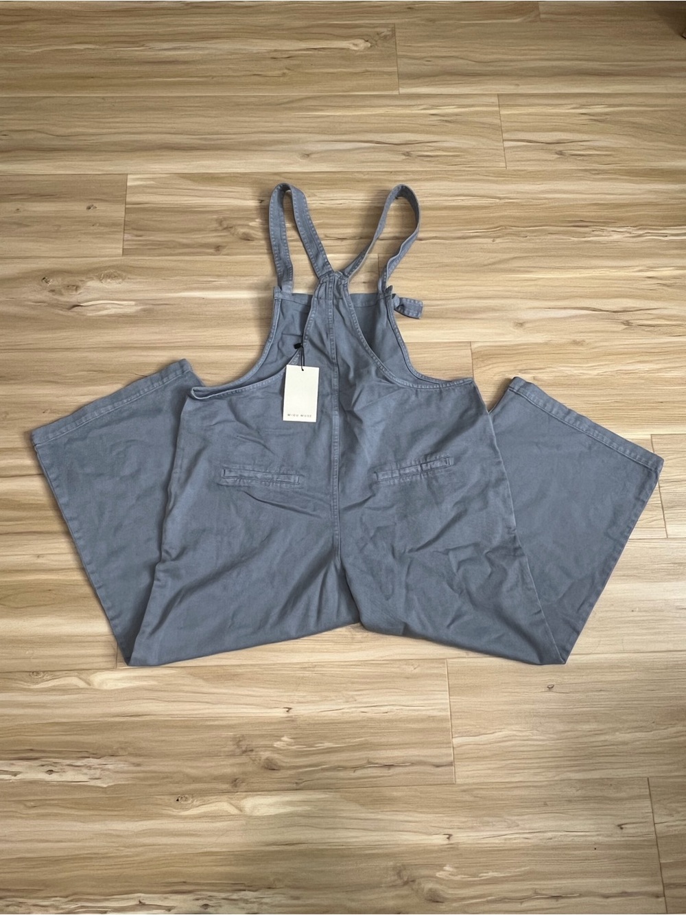 Wide-Leg Overalls